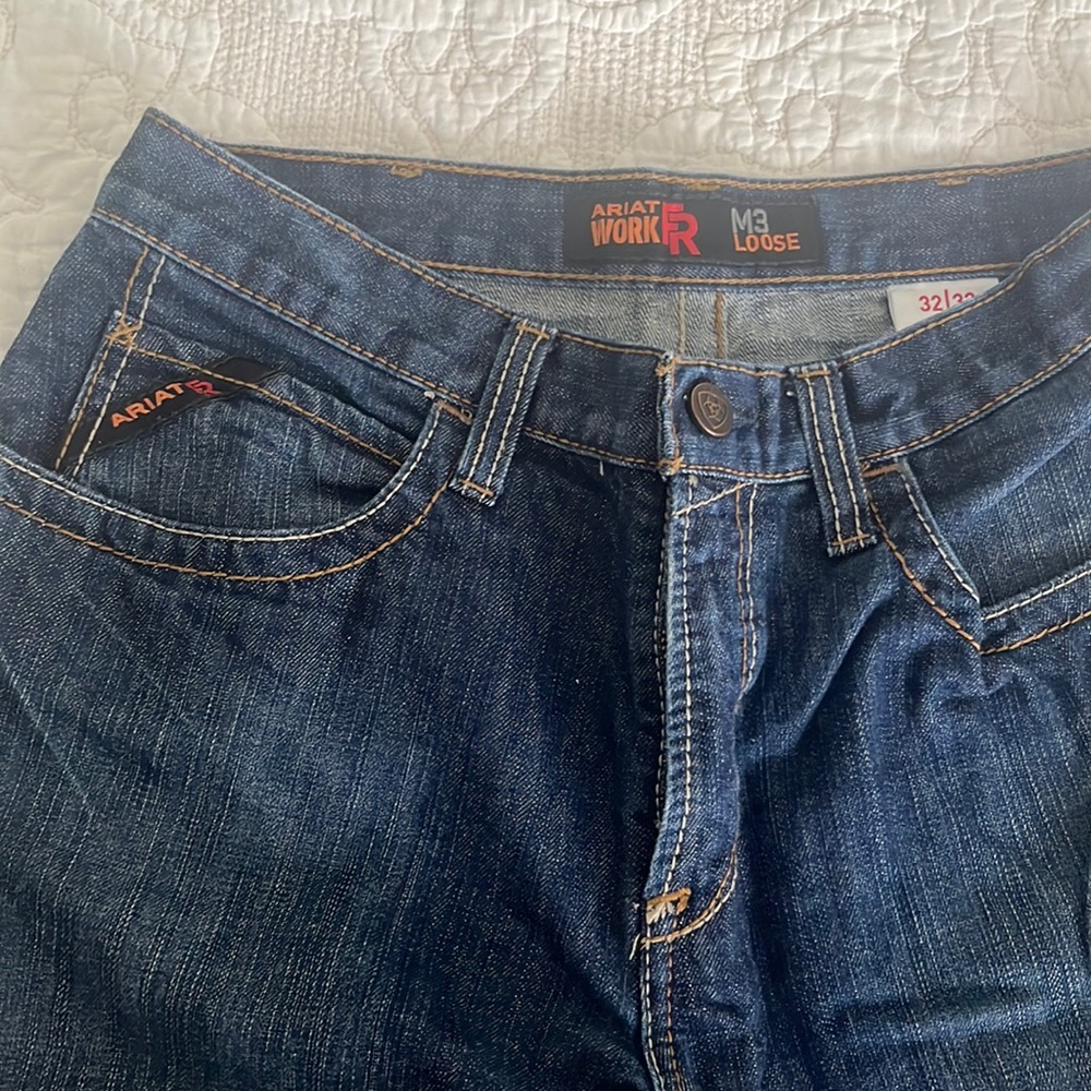 ‼️‼️RESERVED for @jeanettem03 Ariat FR work jeans.